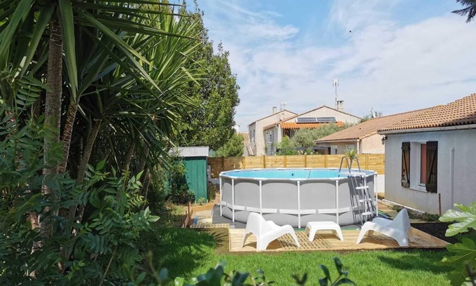 Montredon-des-Corbieres Villa | Villa con jardín, terraza, piscina, Montredon des Corbières a 5 km de Narbonne