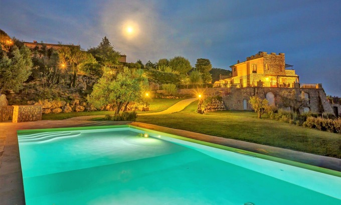 Montaione Villa | Preciosa casa de vacaciones con piscina privada, A/C, internet, TV, patio, cerca de San Gimignano