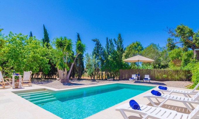 Es Palmer Villa | Villa con jardín y piscina en el sur de Mallorca