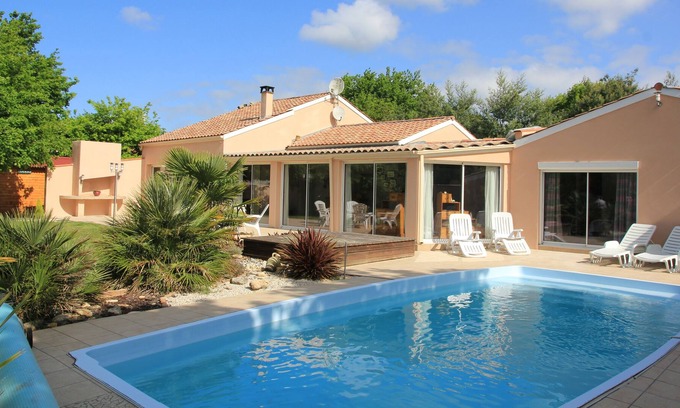 Talais Villa | Villa con piscina climatizada a 5 minutos del mar para 14 a 17 personas