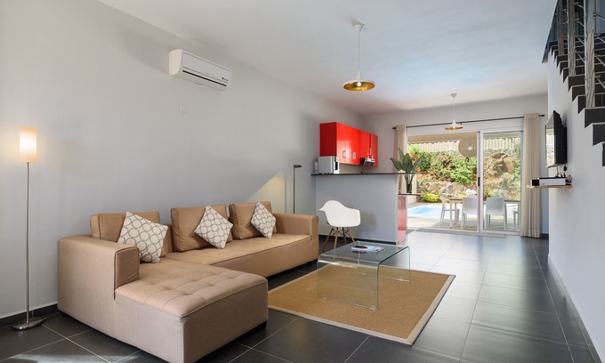 Pointe Aux Piments Villa | Villa con piscina privada para 6 personas.
