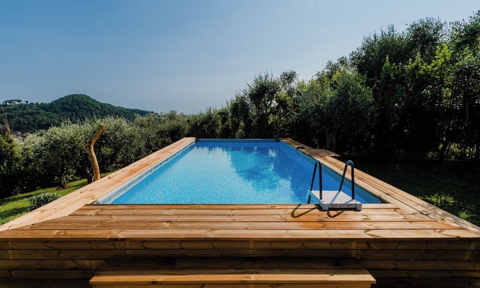 Stiava Casa | Villa with panoramic view and tranquility, swimming pool among olive trees and beaches at 6 km.