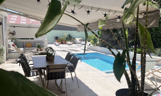 Cimiez Villa | Villa con piscina y jardín cerca del centro!