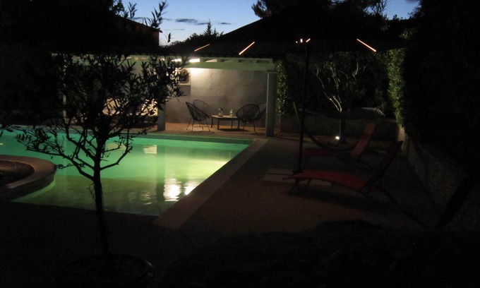 Sussargues Villa | Villa con piscina cerca del mar para 6 personas.