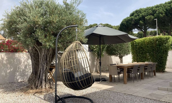 Portiragnes Casa | Villa with privat pool, 4 bedrooms, wifi, 3km from the beach of Portiragnes plage