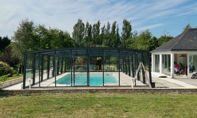 Sarzeau Villa | VILLA CON PISCINA PRIVADA CLIMATIZADA. Y CUBIERTO con un REFUGIO ... EN ST COLOMBIER