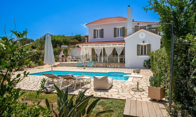 Fiskardo Villa | Villa con piscina privada