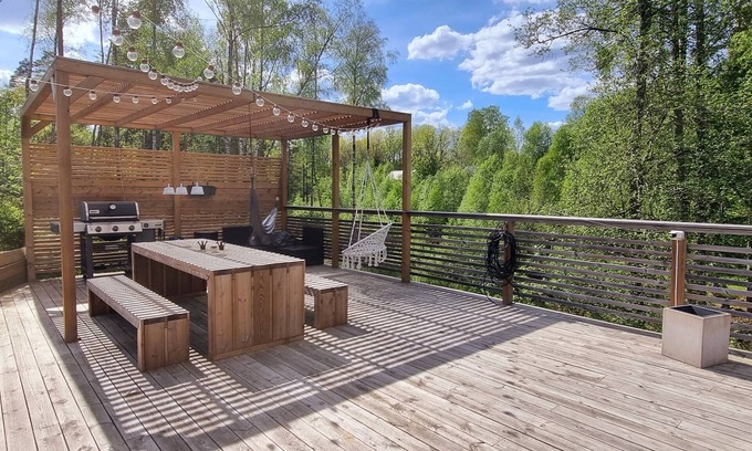 Sandared Villa | Villa with sauna and close nature for the whole family