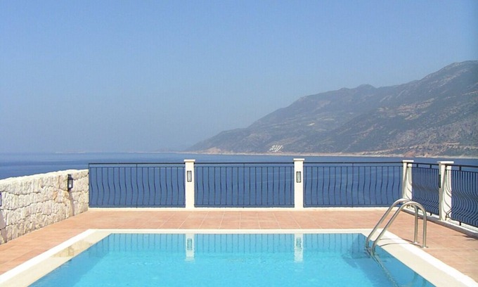 Kas Villa | Villa con impresionantes vistas al mar y montaña