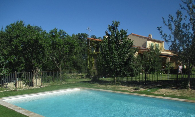 Monteils Villa | Villa con piscina, tranquila, entre Cévennes y garrigue.