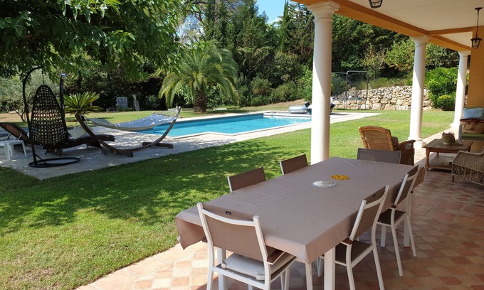 Les Baraques Villa | Villa con piscina sin vecinos en dominio privado seguro en Mougins