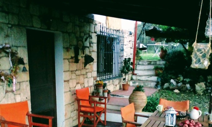 Nea Propontida Cabaña | Villa con vista y color griego.