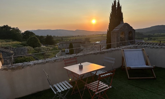 Beaumont-du-Ventoux Casa | Village house, 4 people, Provence, Vaucluse, Mont Ventoux