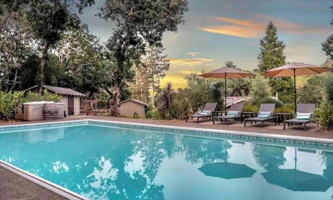 Kenwood Casa | Vineyard Lane Retreat Pool Hot Tub
