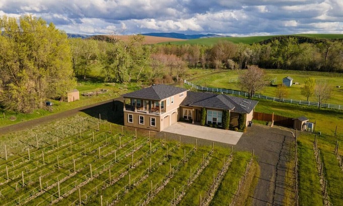 Walla Walla Casa | Ver Vineyard Estate - Casa de lujo en un viñedo privado en Mill Creek