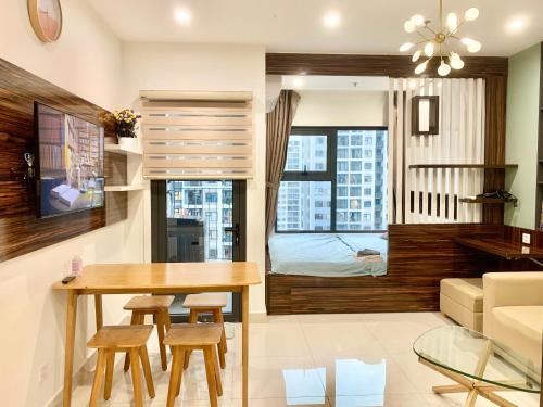 District 9 Apartamento | Vinhomes Studio Apartment With Park View - BB Home