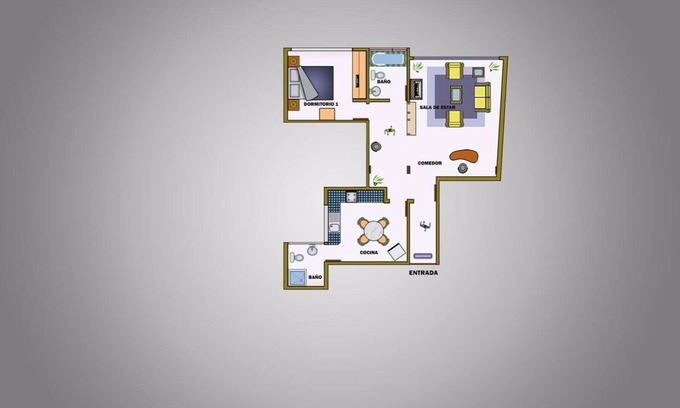 Cochabamba Apartamento | VIOLETTA' S APARTAMENTO 1 DORMITORIO