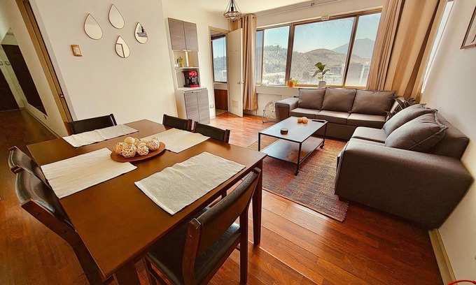Providencia Apartamento | Vista al Costanera