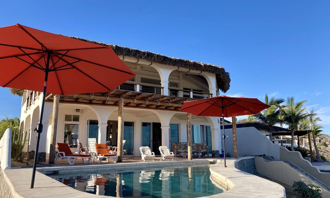 Los Zacatitos Casa | Vista Del Sol BEACH FRONT CASA East Cape Private Escape on the Sea of Cortez