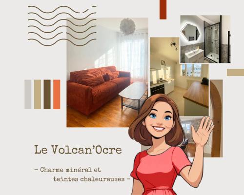 Lempdes Apartamento | Volcan Ocre-4 pers-Spacieux et chaleureux - Parking privatif - Proches axes, commerces et services - Check in 24-24