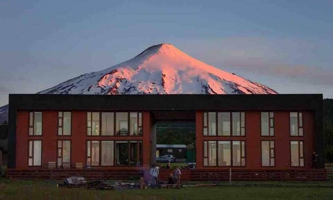 Villarrica Casa | Volcano Retreat Ⅰ con vista al Volcán.