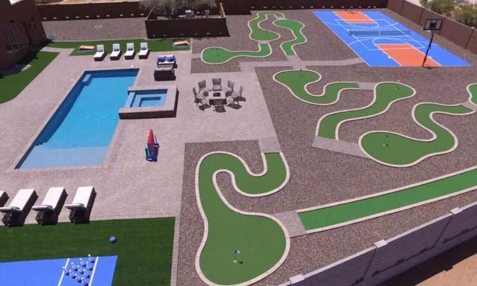 Rio Verde Foothills Casa | * * Nuevo Anuncio - bolos, baloncesto, de 9 hoyos Mini golf, ping-pong, Arcade + más!