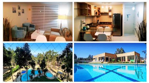 Mirasol Apartamento | VR | Algarrobo Playa Mirasol 5PAX mar cerca, piscina, hermosa decoración, parking free