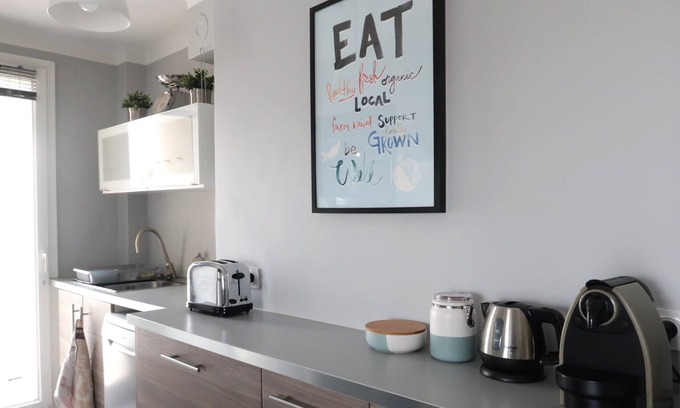 7th Arrondissement Apartamento | Vue Mer, Tout Équipé-climatisation/wifi Plage Catalans/pharo