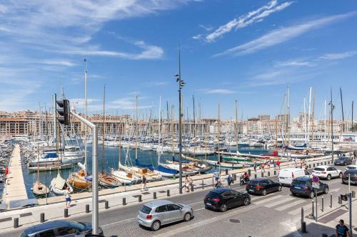 Saint-Victor Apartamento | Vue panoramique Vieux Port Marseille