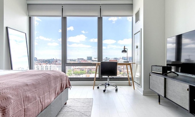 West Loop Apartamento | W Loop Studio w Gym Pool Coworking nr UIC CHI-397