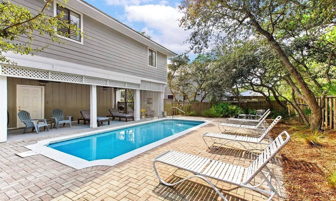 Gulf Trace Casa | Wahoo - Gulf Trace Community, Grayton Beach, Piscina privada, ¡Pasos a la arena!