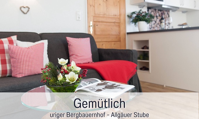 Blaichach Apartamento | Waibelhof - Apartment with view and sauna