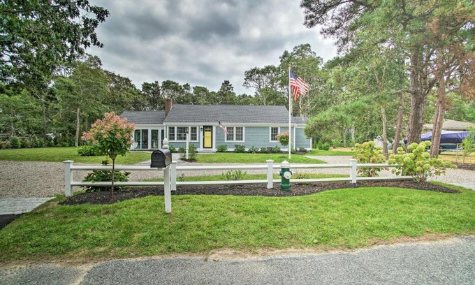 Bass River Casa | Walk to Beach Home with Grill in South Yarmouth