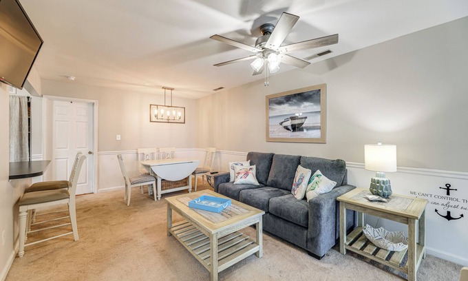 Caine Woods Condominio | Walk to Beach + Restaurants: Ocean City Getaway