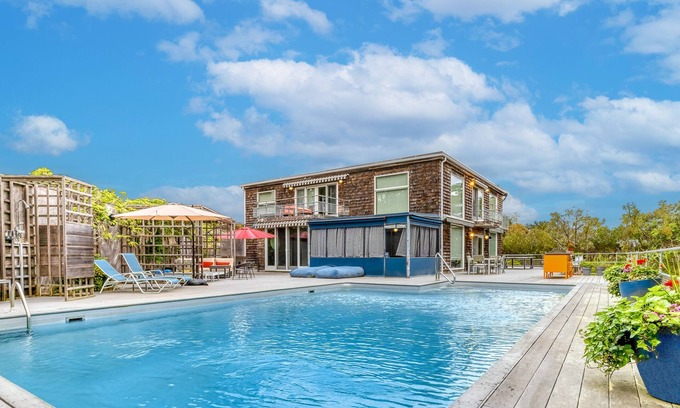 Amagansett Casa | Casa de diseño en la reserva natural de las dunas - A pie de Ocean Beach