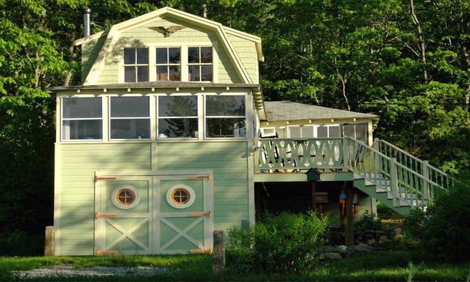 Owls Head Cabaña | Harborview Cottage (Mar y montaña)