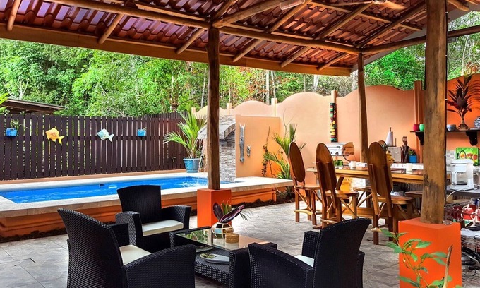 Bejuco Villa | Camine a la playa desde su villa de 3 recámaras con piscina privada ¡Gazebo de 18x26 '!