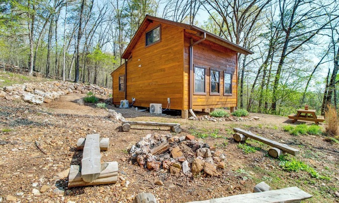 Cotter Cabaña | Walk to White River: Cotter Cabin w/ Fire Pit!
