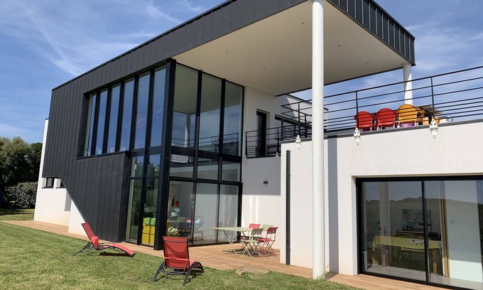 Audierne Villa | Casa contemporánea - cerca de la playa - club náutico - spot de surf