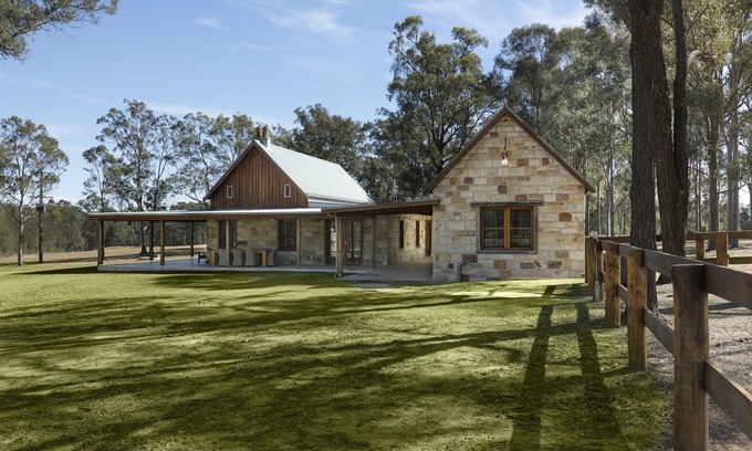 Pokolbin Cabaña | Enzo Cottage - artesanos construyeron casa de lujo