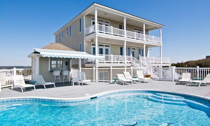 Salter Path Casa | Water's Edge, Oceanfront House in Salter Path, NC!