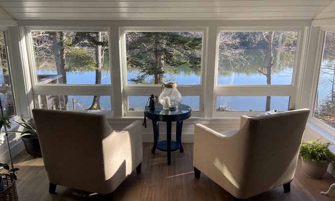 Brunswick Casa | NEW VRBO LISTING 2 bed/2bath on a beautiful tidal cove with 3 wooded acres