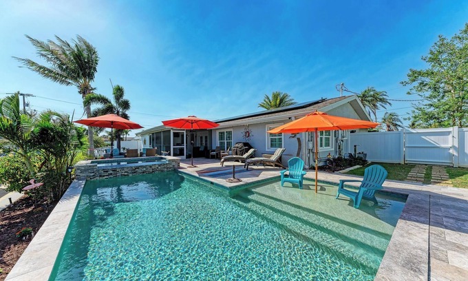 Whitney Beach Casa | Waterfront, Boat Dock, 5 Min to AMI, Heated Pool & Hottub