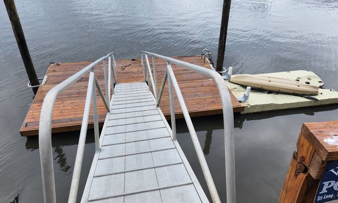 Camden Cabaña | Waterfront coastal property with private dock. Beautiful sunrises and sunsets