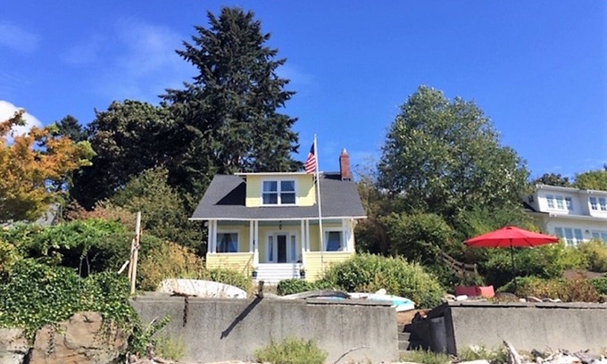 Vashon Island Casa | Casa frente al mar en la playa de Burton, isla de Vashon