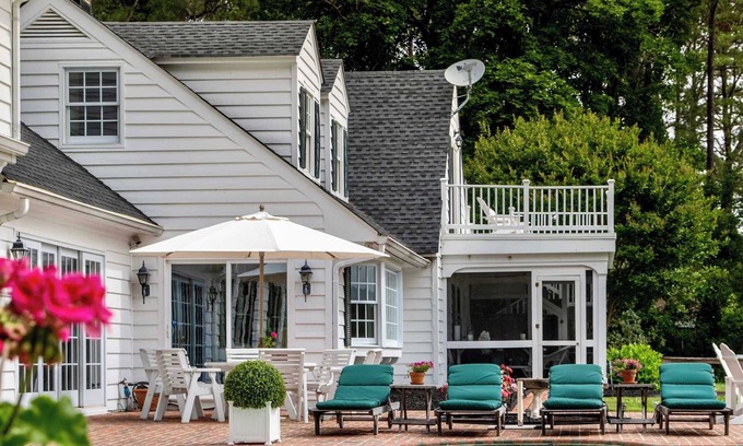 St. Michaels Casa | Waterfront Farmhouse | Pool, Dock, Pets Welcome