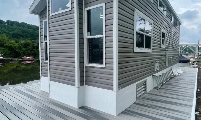 Bridgewater Cabaña | Waterfront Glamping Escape — Cozy Floating Cottages on the Peaceful Beaver River