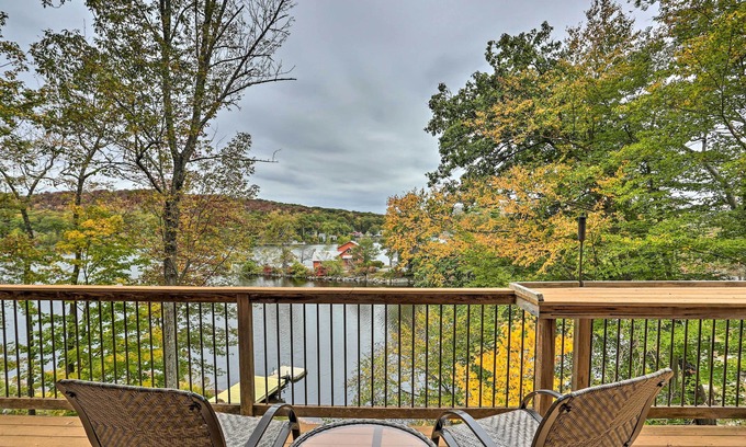 Highland Lakes Casa | Waterfront Highland Lakes Home w / Deck + muelle privado