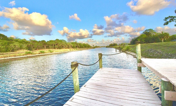 Port Saint Lucie Casa | Waterfront Home, Private Dock; 3 miles to Tradition Town Center