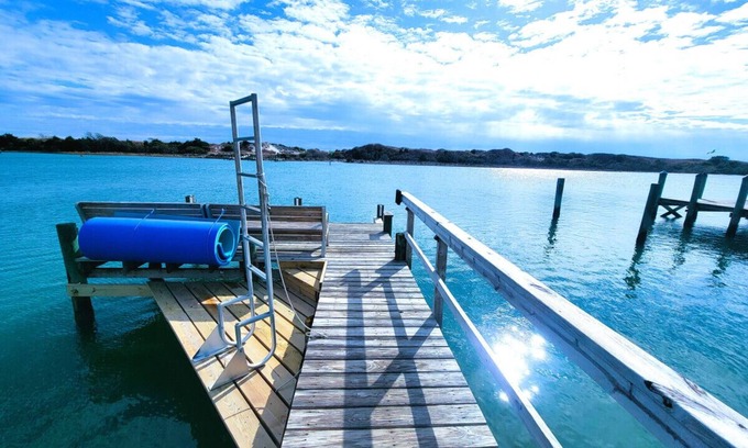 Cedar Point Casa | Waterfront Home with a private dock, hottub, and 3 miles to the beach